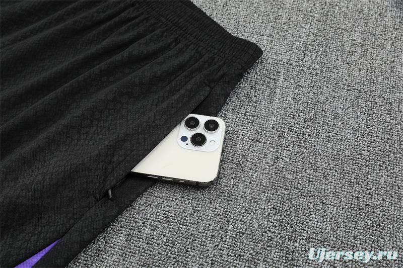 25/26 Barcelona Black Joint Edition with XS Short Sleeve+Soccer Shorts