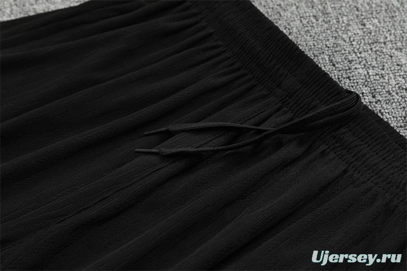 Player Version 25/26 Brazil Black Half Zipper Jacket+Long Pants