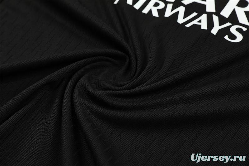 Player Version 25/26 PSG Black T90 Half Zipper Jacket+Long Pants