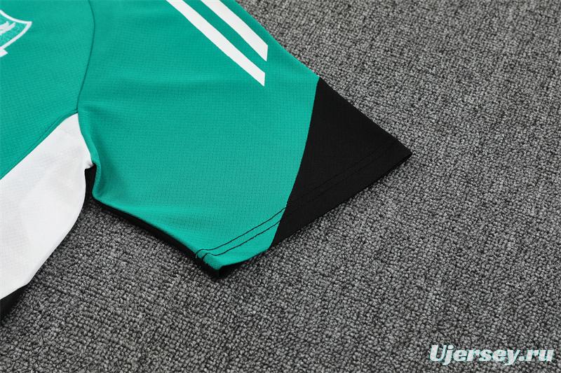 25/26 Liverpool Green Short Sleeve with XS Short Sleeve Jersey+Shorts