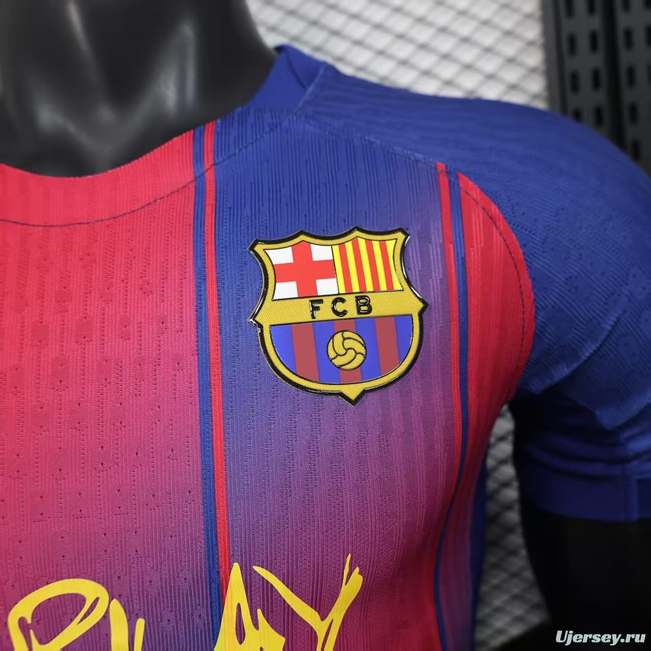 Player Version 25/26 BARCELONA x ED SHEERAN SIGNEE Edition Jersey