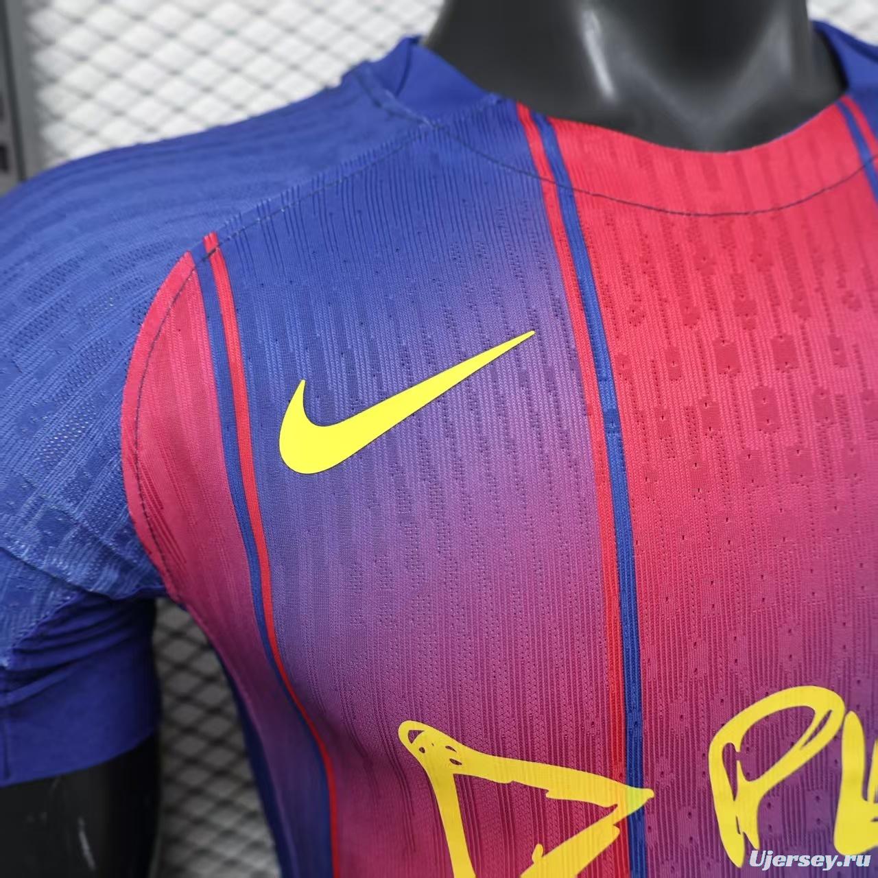 Player Version 25/26 BARCELONA x ED SHEERAN SIGNEE Edition Jersey