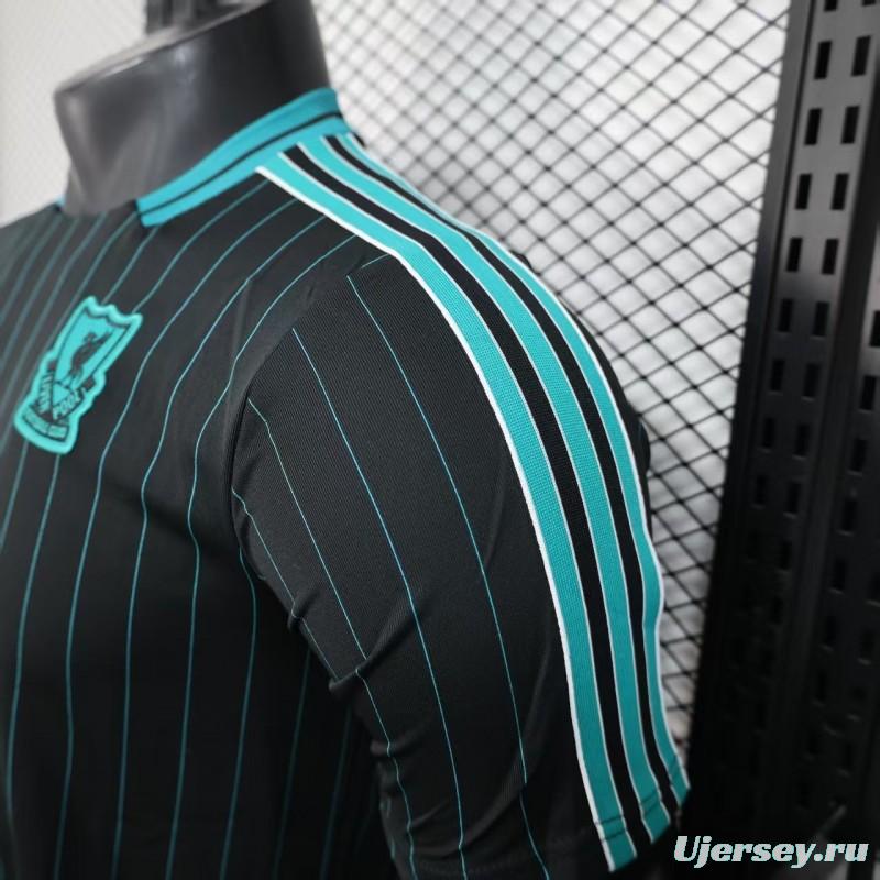 Player Version 25/26 Liverpool Black Adidas Original Casual Jersey