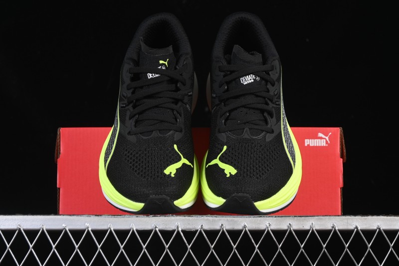 Puma Deviate Nitro 3 Running Shoes with Comfort Grip and Low-Top Design - 378449-03