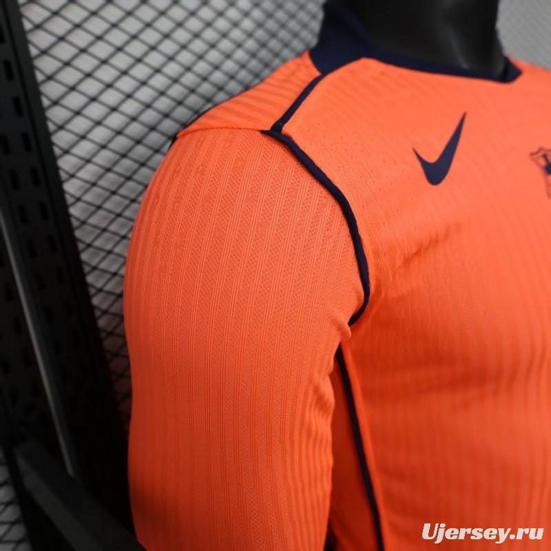 Player Version 25/26 Barcelona Third Long Sleeve Jersey