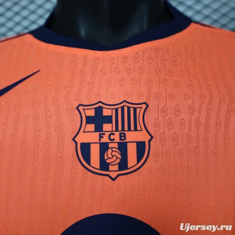 Player Version 25/26 Barcelona Third Long Sleeve Jersey
