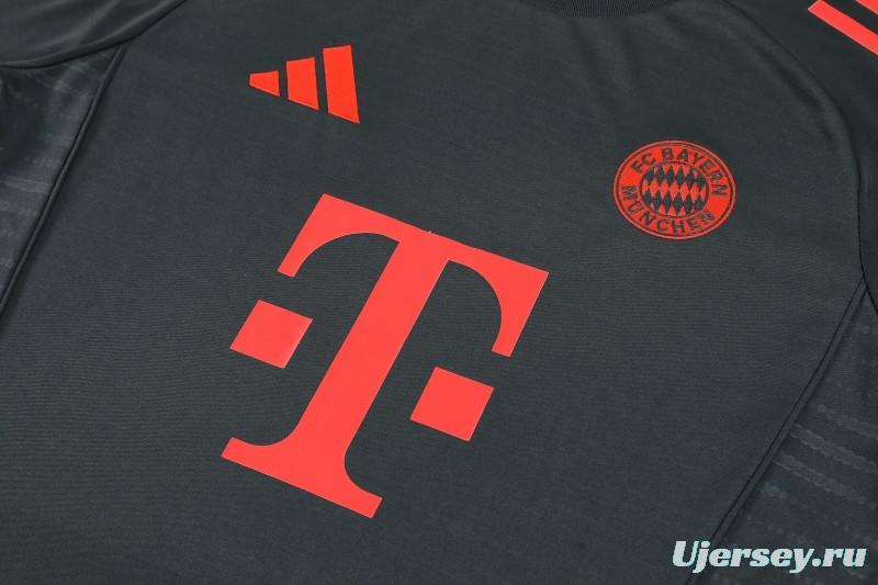 25/26 Bayern Munich Black Short Sleeve Jersey+Shorts