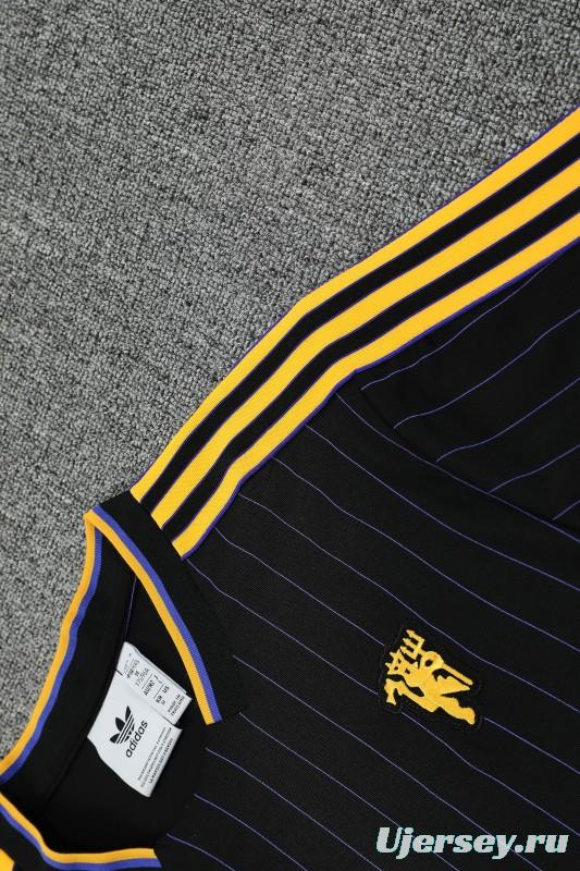 25/26 Manchester United Wine Short Sleeve Jersey+Shorts