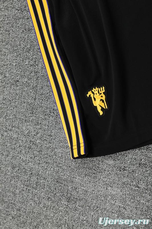 25/26 Manchester United Adidas Original Wine Vest Jersey+Shorts
