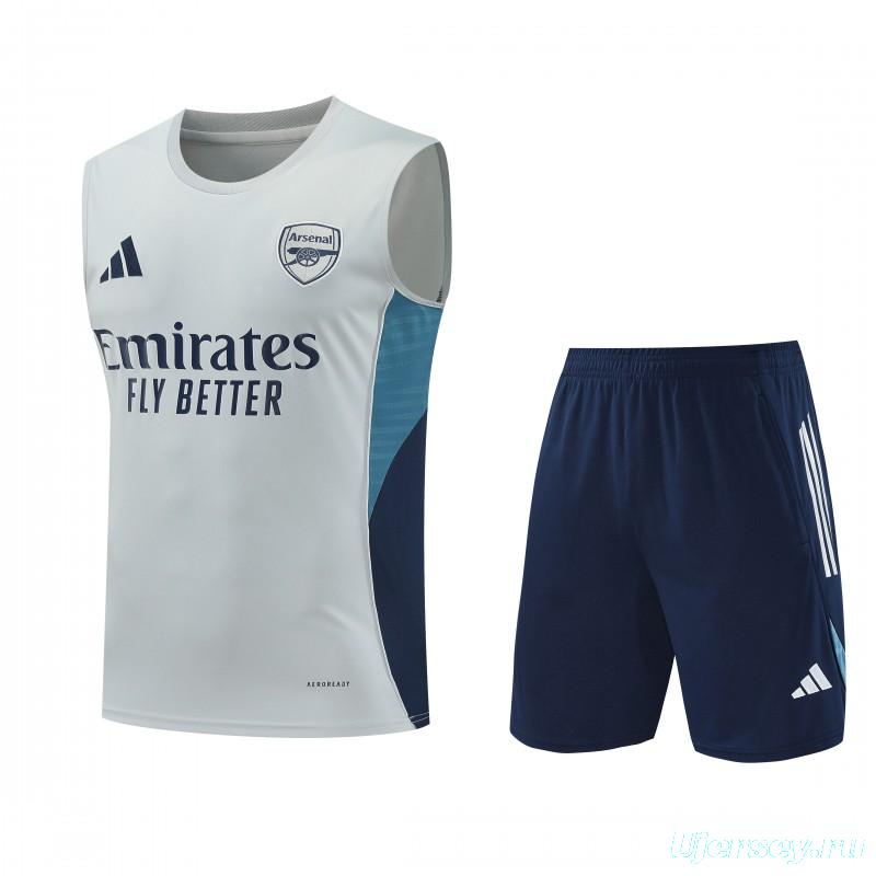 25/26 Real Madrid White Vest Jersey+Shorts