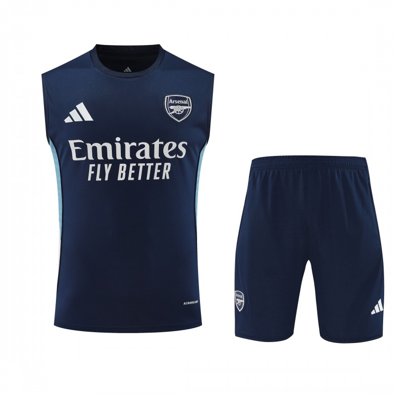 25/26 Real Madrid Navy Vest Jersey+Shorts