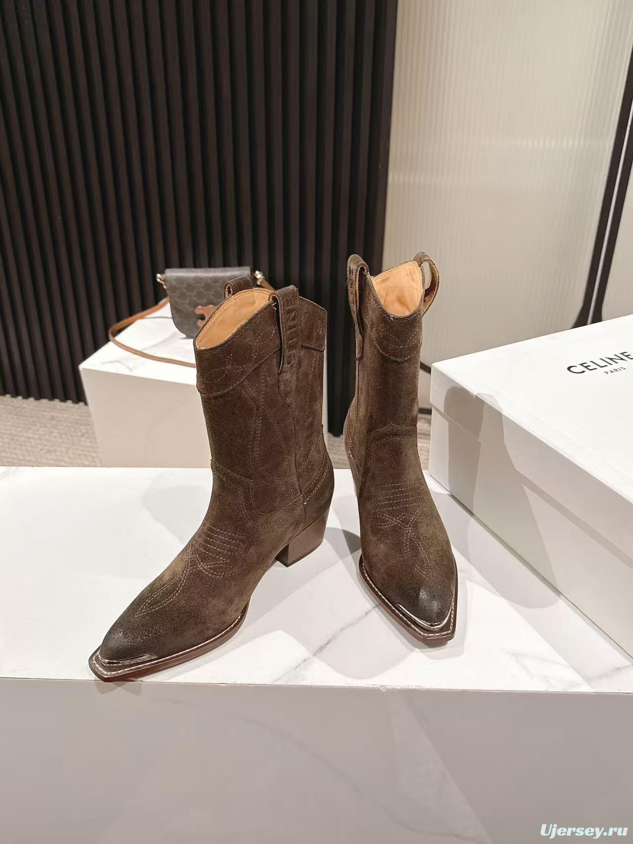 CELINE Fashion Boots 2025 SS Collection with Arch of Triumph Logo - LY00440