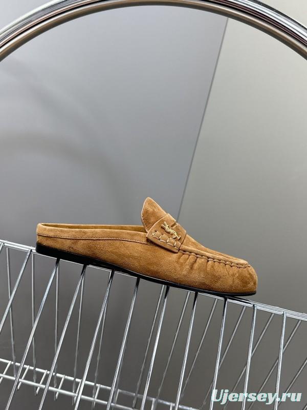 Saint Laurent 2025/SS Classic Loafer Mule Flats - KFY00320