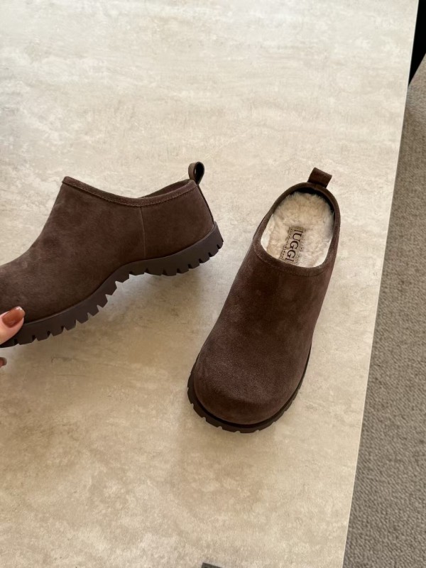 Ugg 2025/SS Potato Wool Slippers with Inner Height Increase - KFY00240