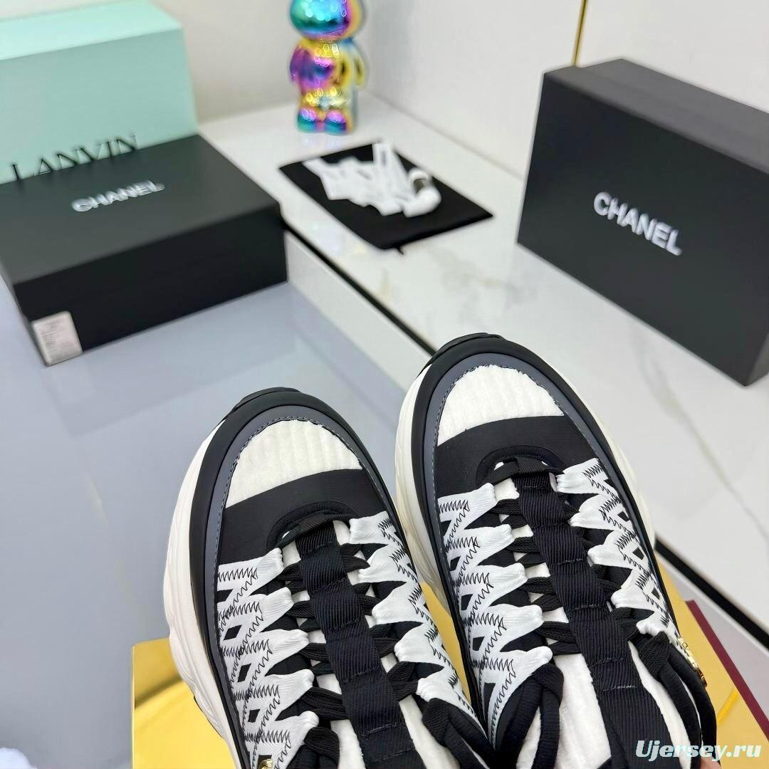 Chanel 2025/SS Panda Loafers Casual Sneakers - LY00360