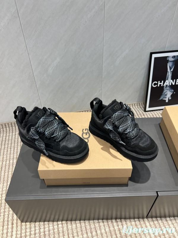 UGG Platform Casual Shoes with Round Toe and Thick Sole - MJ00270