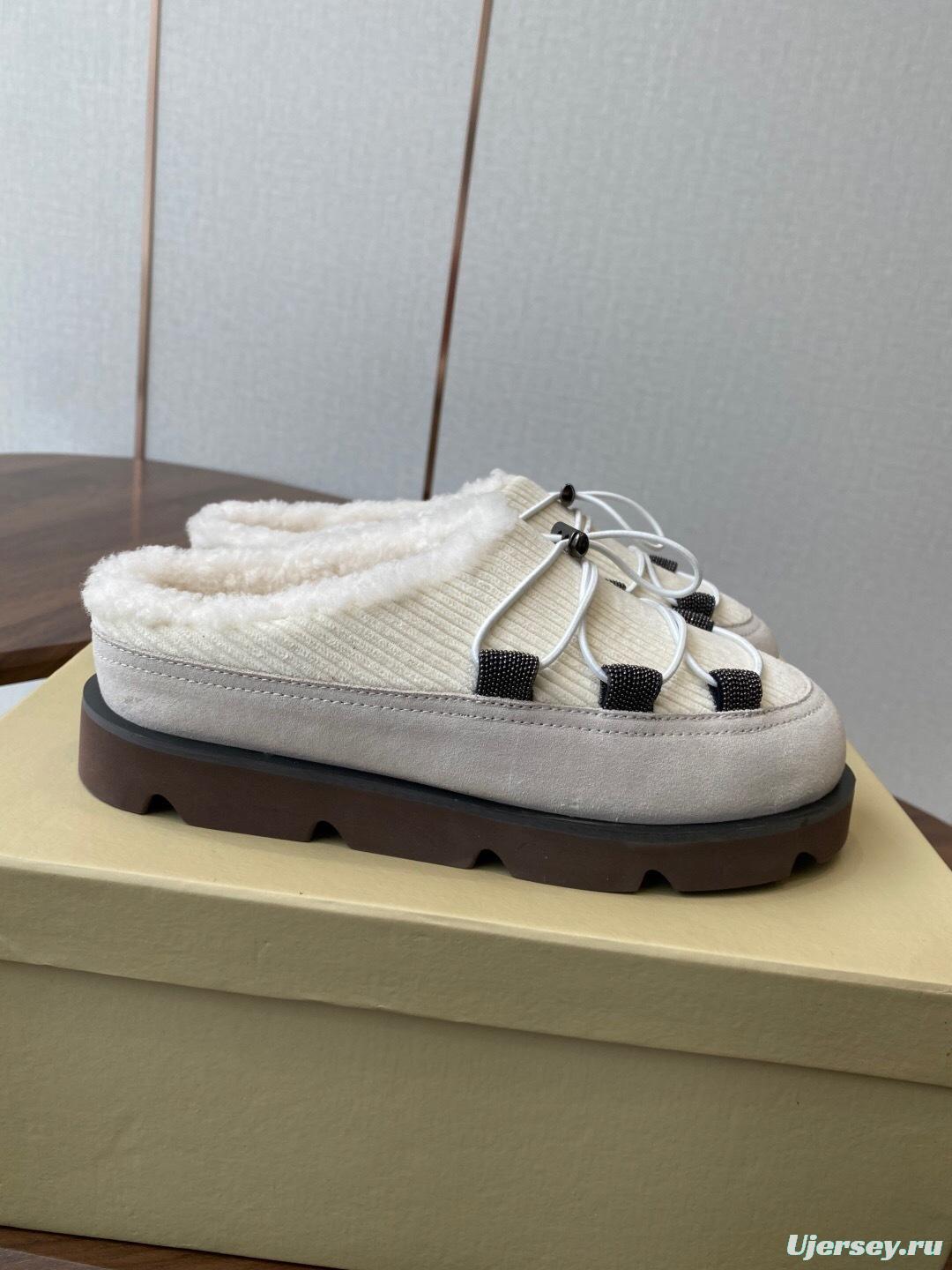 Brunello Cucinelli Open Walk Ankle Boot Winter Snow Boots - AS00300