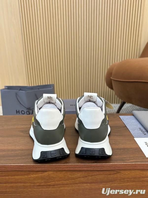 Hogan H-STRIPES Series Couple Thick Sole Dad Shoes Flying Boat Shoes Casual Sports Shoes - AS00350