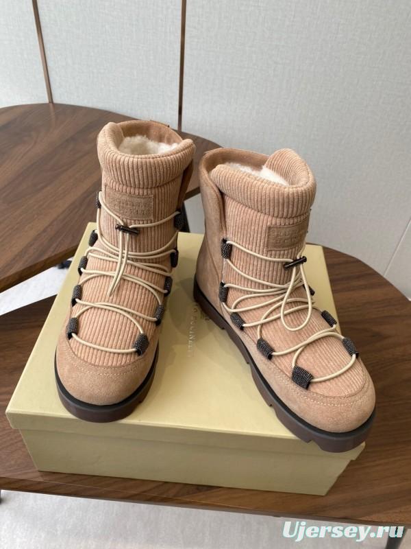 Brunello Cucinelli Open Walk Ankle Boot Winter Snow Boots - AS00410