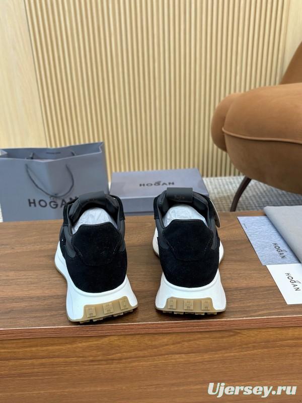 Hogan H-STRIPES Series Couple Thick Sole Dad Shoes Airship Sneakers - AS00350