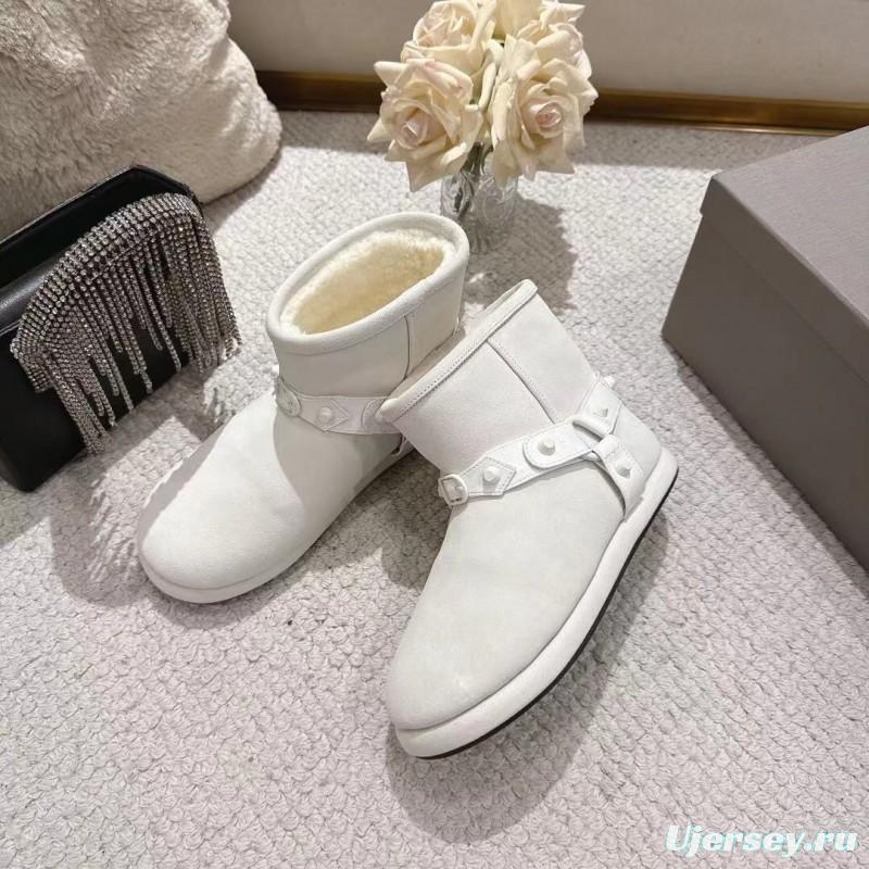 Balenciaga F022 Winter Wool Ankle Boots Snow Boots - F022