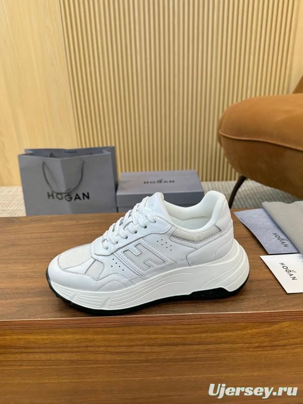 Hogan H-STRIPES Series Couple Thick Sole Dad Shoes Leisure Sneakers - LY00370/LY00380