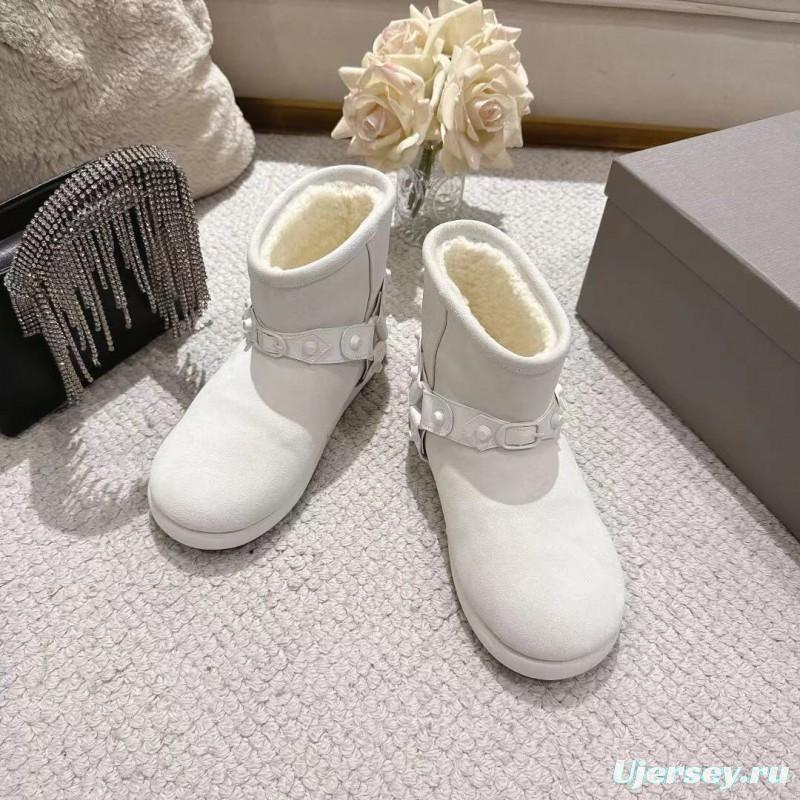 Balenciaga F022 Winter Wool Ankle Boots Snow Boots - F022