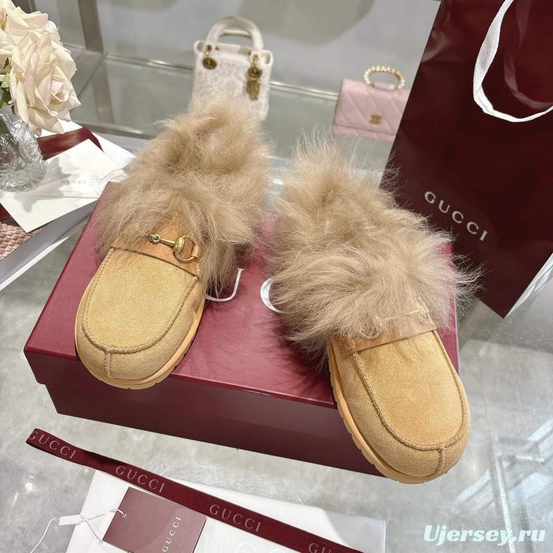 GG Wool Fashion Snow Boots with Merino Wool Lining - KFY00290