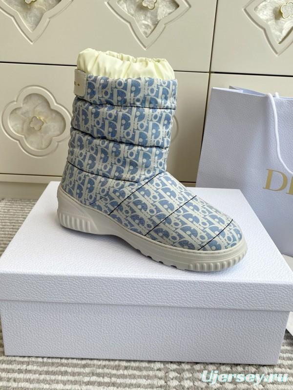 Dior Frost Ankle Boots Wool Platform Snow Boots - KFY00300