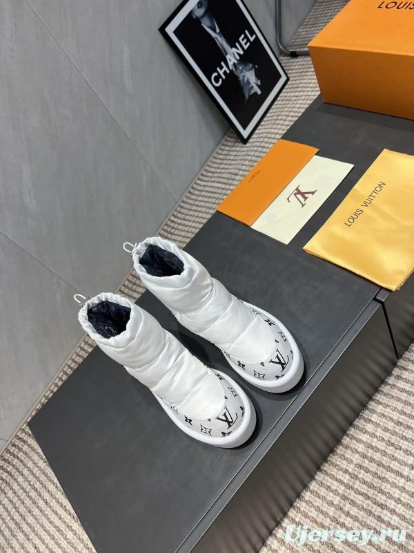 Louis Vuitton Fall/Winter 2025 Snow Boots Round Toe Thick Sole - KFY00310