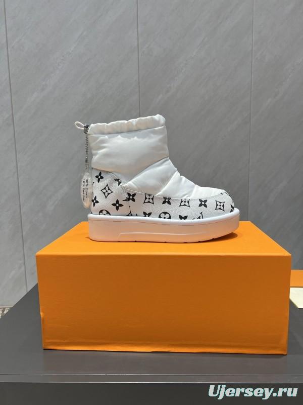 Louis Vuitton Fall/Winter 2025 Snow Boots Round Toe Thick Sole - KFY00310