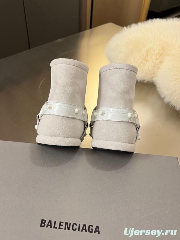 Balenciaga Fall Winter New Buckle Studded Snow Boots - LY00300