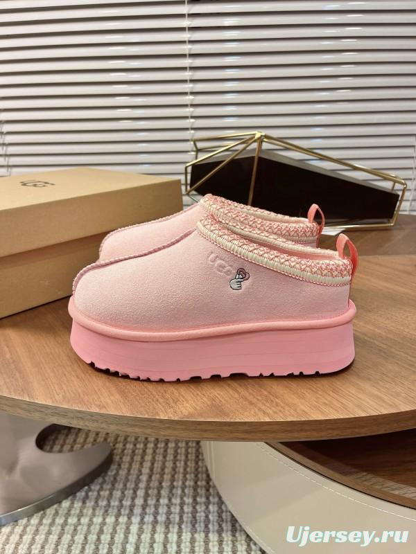 UGG Tazz Platform Wool Slippers - MJ00230