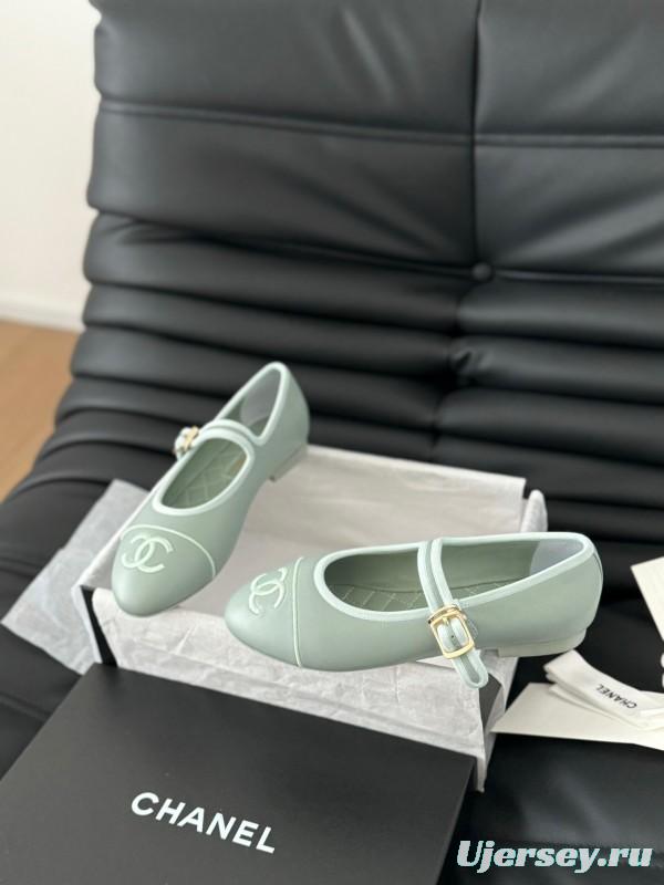 Chanel SS 2025 Runway Mary Jane Flats - LY00