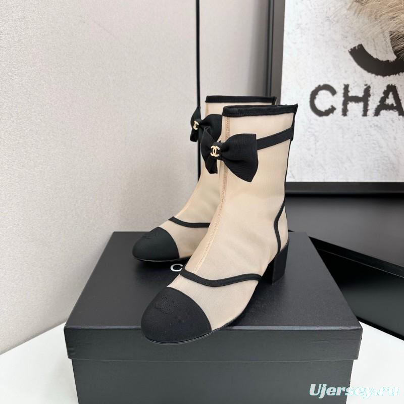 Chanel Classic Bow Ankle Boots - LY00