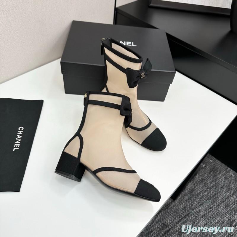 Chanel Classic Bow Ankle Boots - LY00