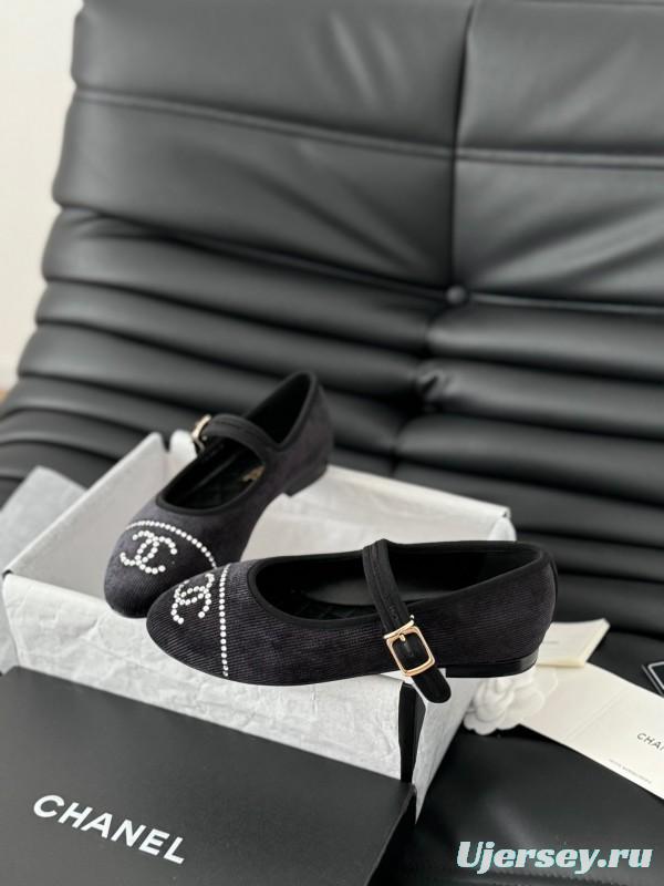 Chanel 2025 SS Runway Mary Jane Flats - LY00300
