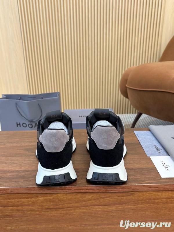 Hogan H-STRIPES Series Couple Thick Sole Dad Shoes Airship Sneakers - AS00350