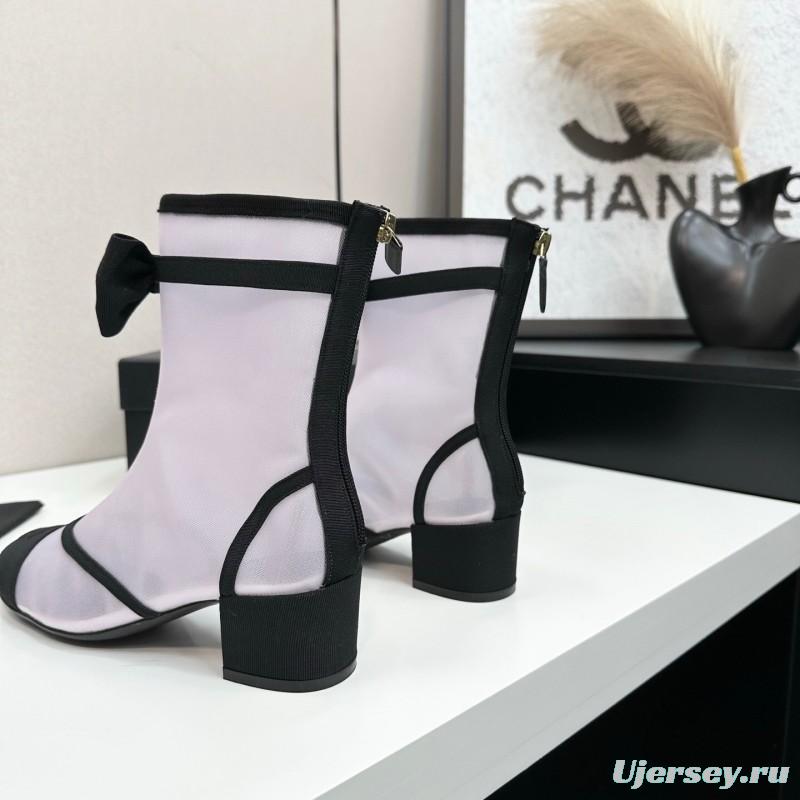 Chanel Classic Bow Ankle Boots - LY00