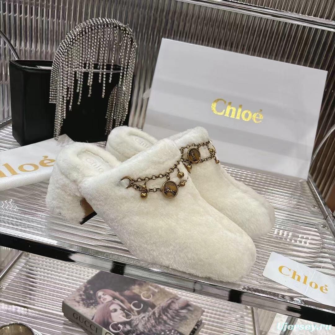 Chloe 2025/SS Real Fur Slippers - LY00320