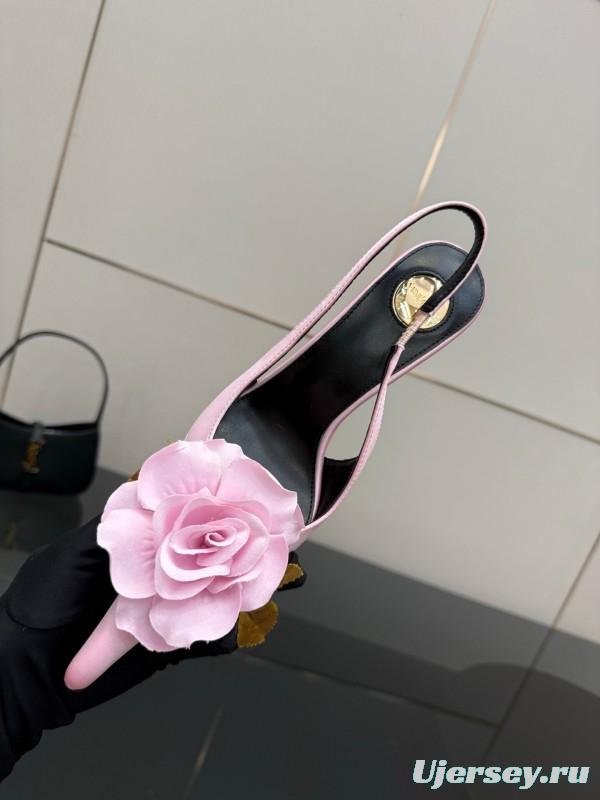 Saint Laurent 25FW Spring Collection Rose Thorn High Heels - KFY00320