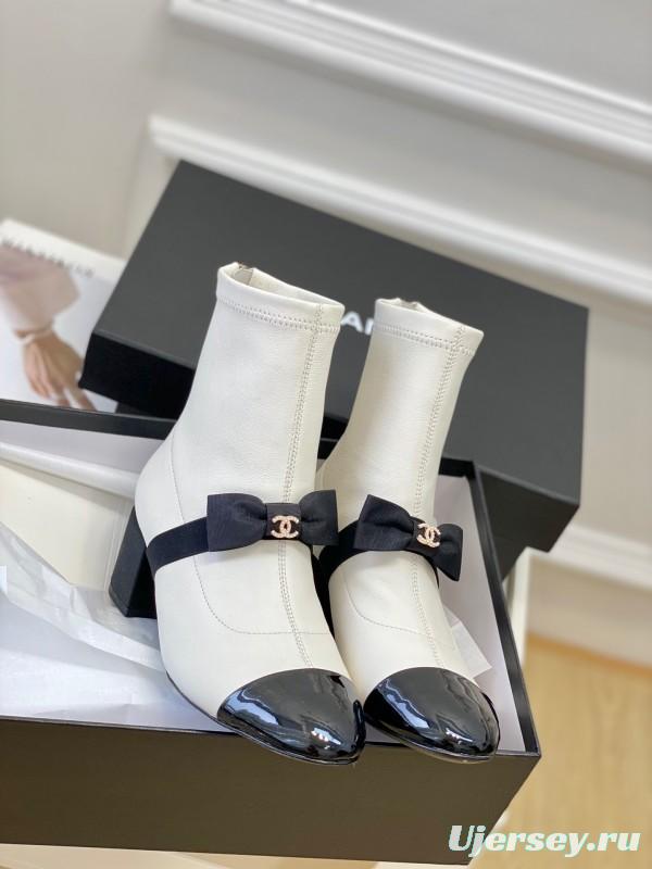 Chanel 2025 SS Bow Mary Jane Ankle Boots - LY00320