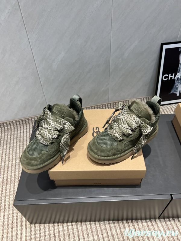 UGG Platform Sneakers Series Round Toe Chunky Sole Casual Shoes - MJ00270