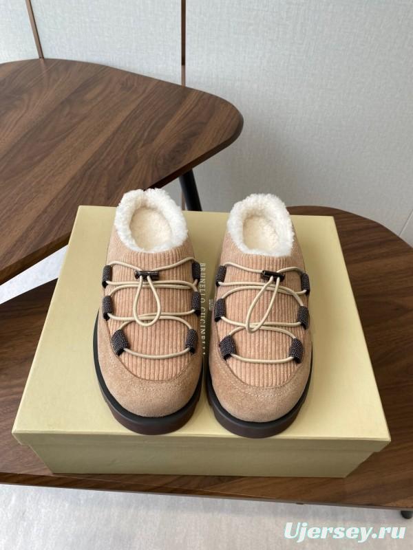 Brunello Cucinelli Open Walk Ankle Boot Winter Snow Boots - AS00300