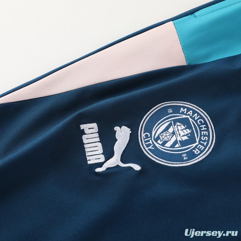 Manchester City Half Zipper Jacket+Long Pants S-2XL