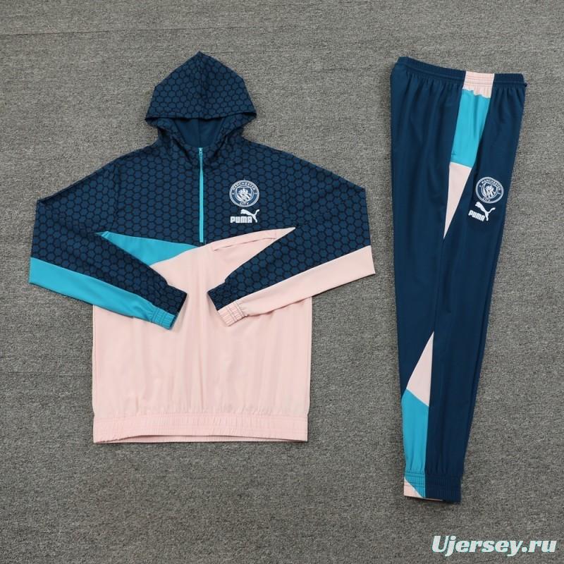 Manchester City Half Zipper Jacket+Long Pants S-2XL
