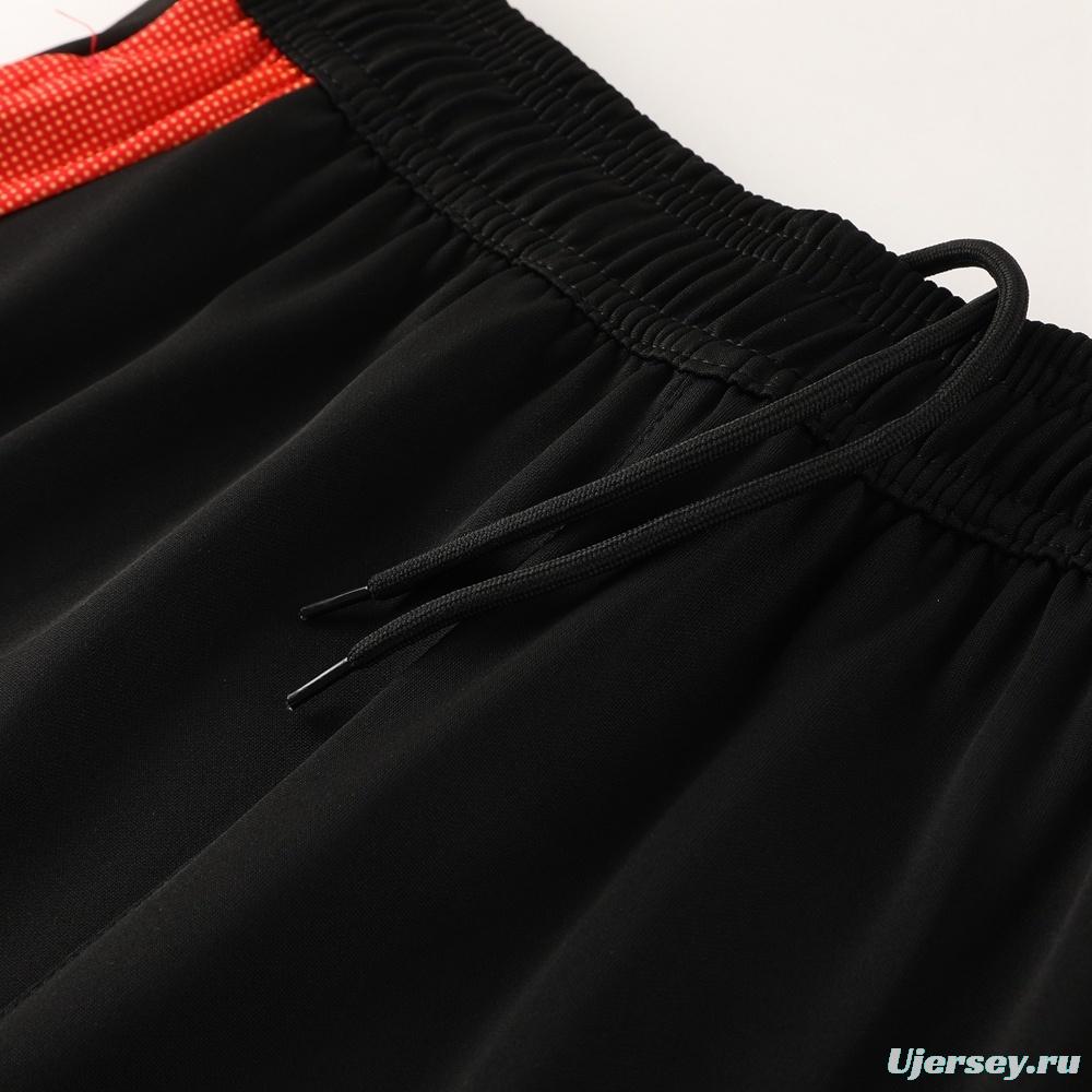 2025 Belgium Black Short Sleeve+Soccer Shorts