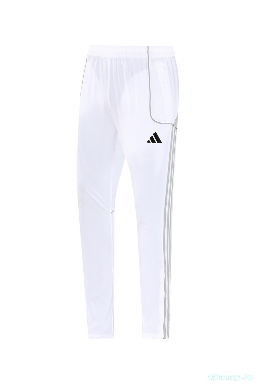 25/26 Real Madrid White Half Zipper Jacket+Long Pants S-3XL
