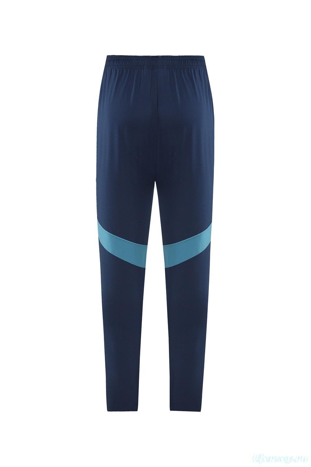 25/26 Arsenal Blue Full Zipper Jacket+Long Pants S-3XL