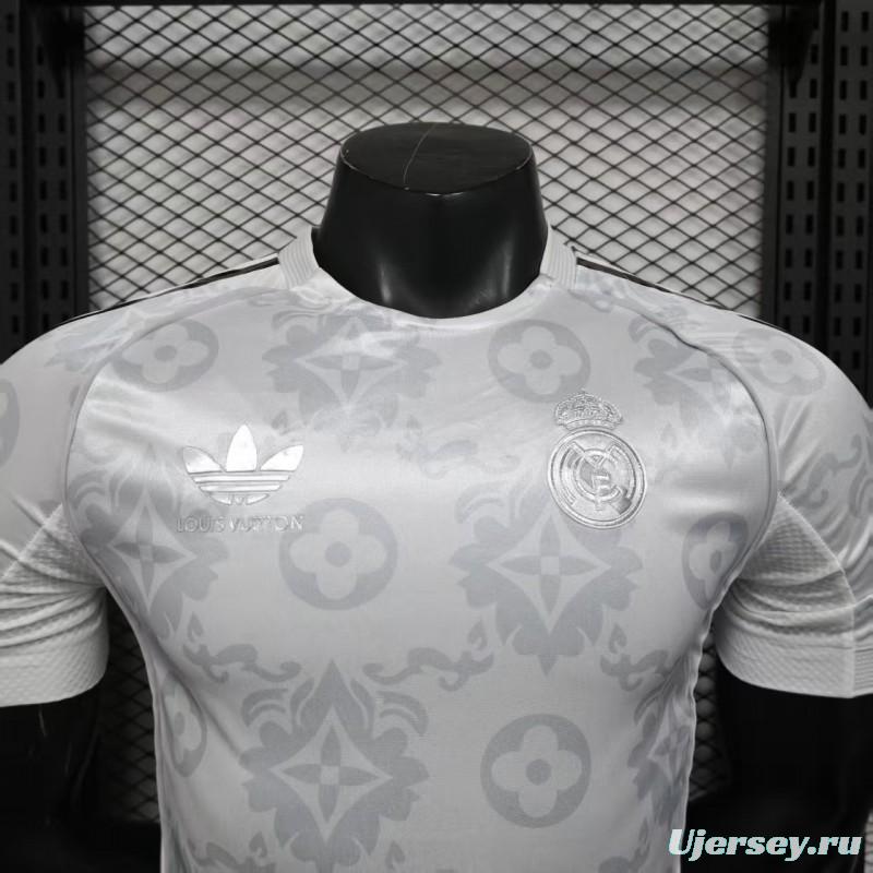 25/26 Player Version  Real Madrid Special Edition White Jersey